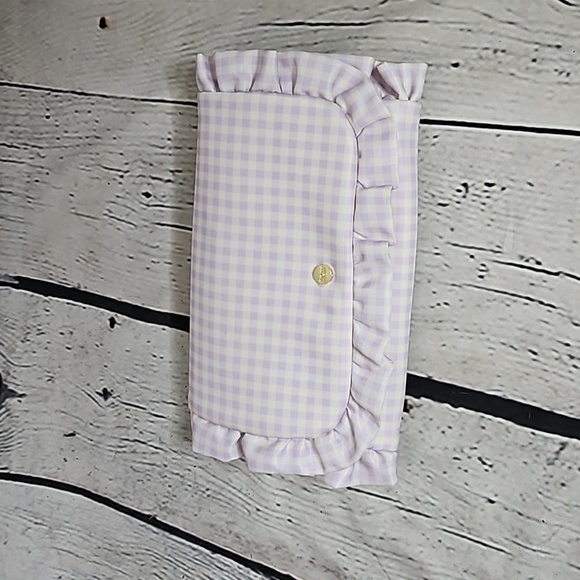 Stoney Clover Lane Ruffle Jewelry Roll Lavender - Picture 1 of 6